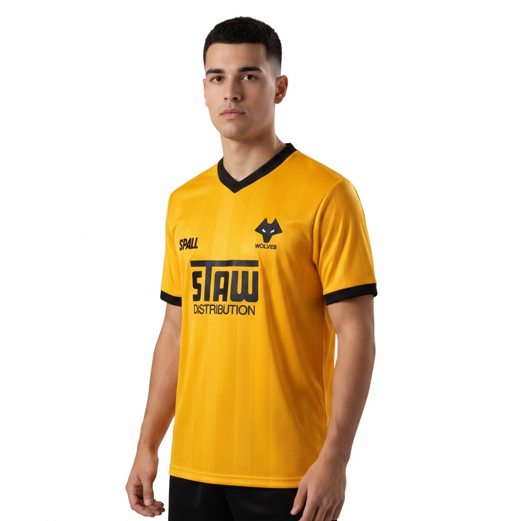 CAMISETA RETRO WOLVES 86/87