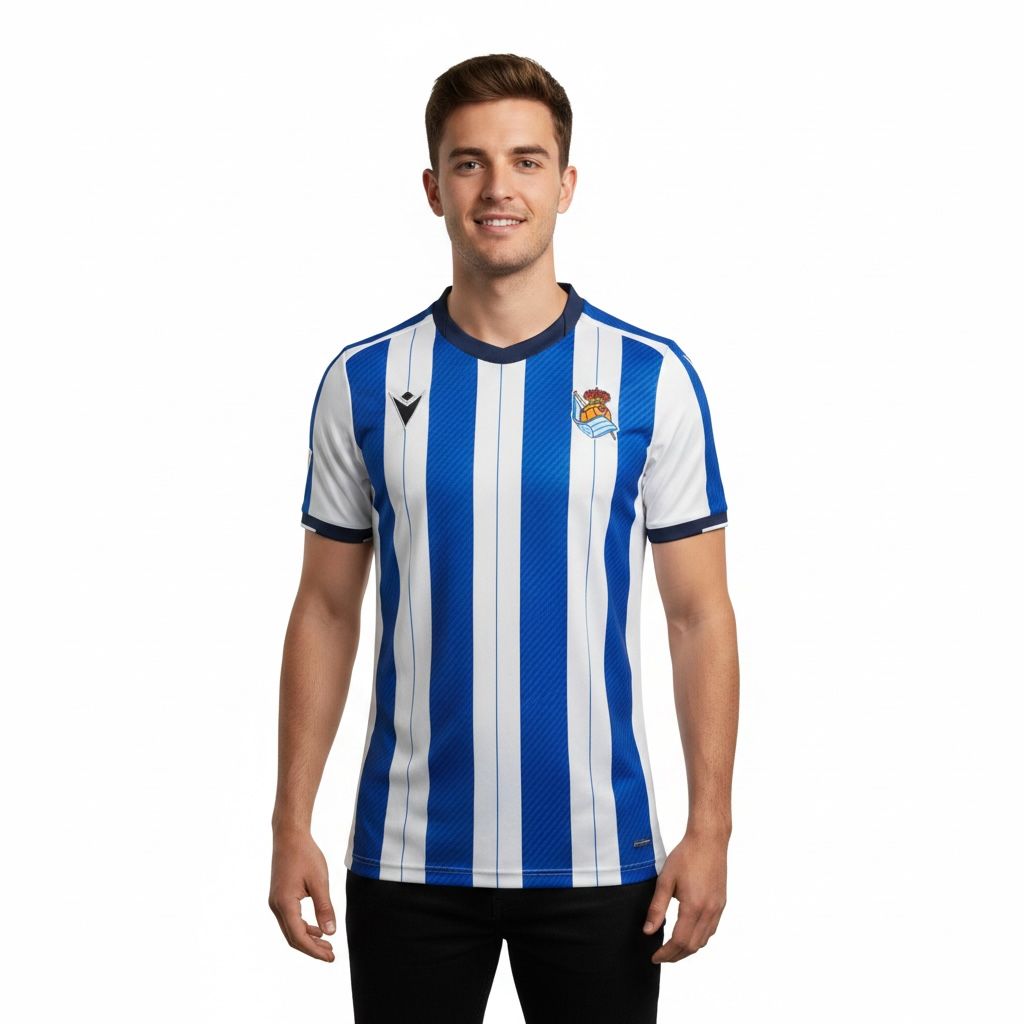 ⚽ Real Sociedad — Camiseta Txuri-Urdin
