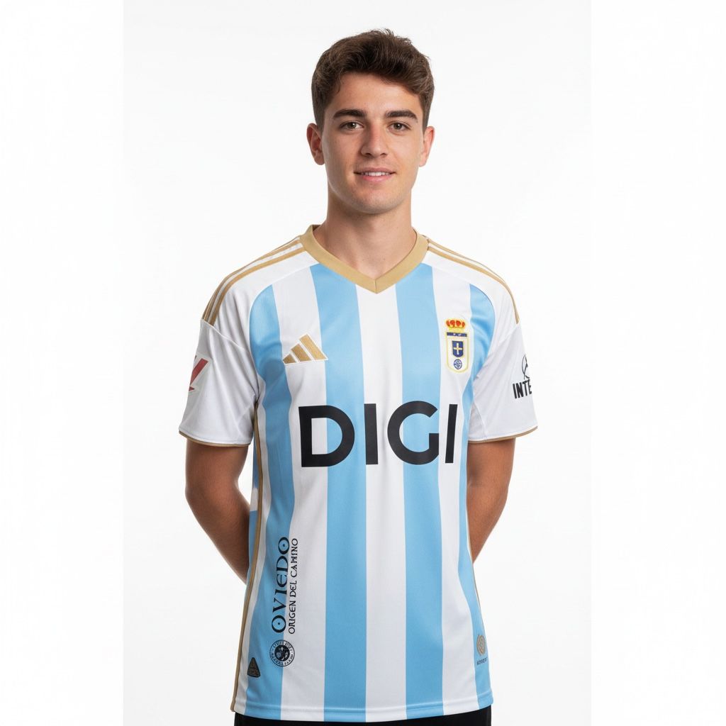 ⚽ Real Oviedo — Camiseta  Azul Carbayón